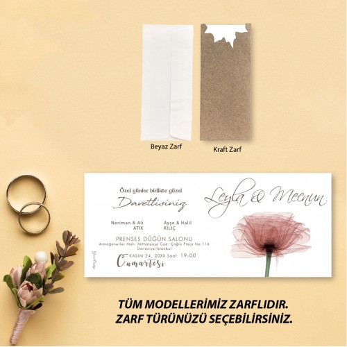 Beren Uzun Davetiye 1523 - Yaren Davetiye